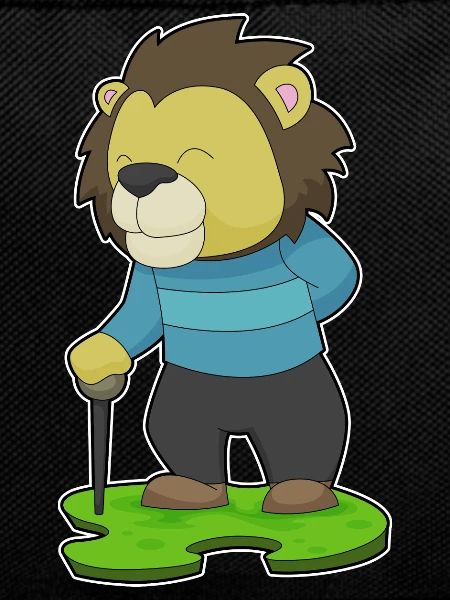 Leo Pensioner Walking Stick