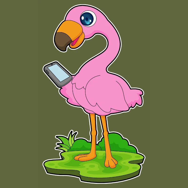 Flamingo Mobile Phone