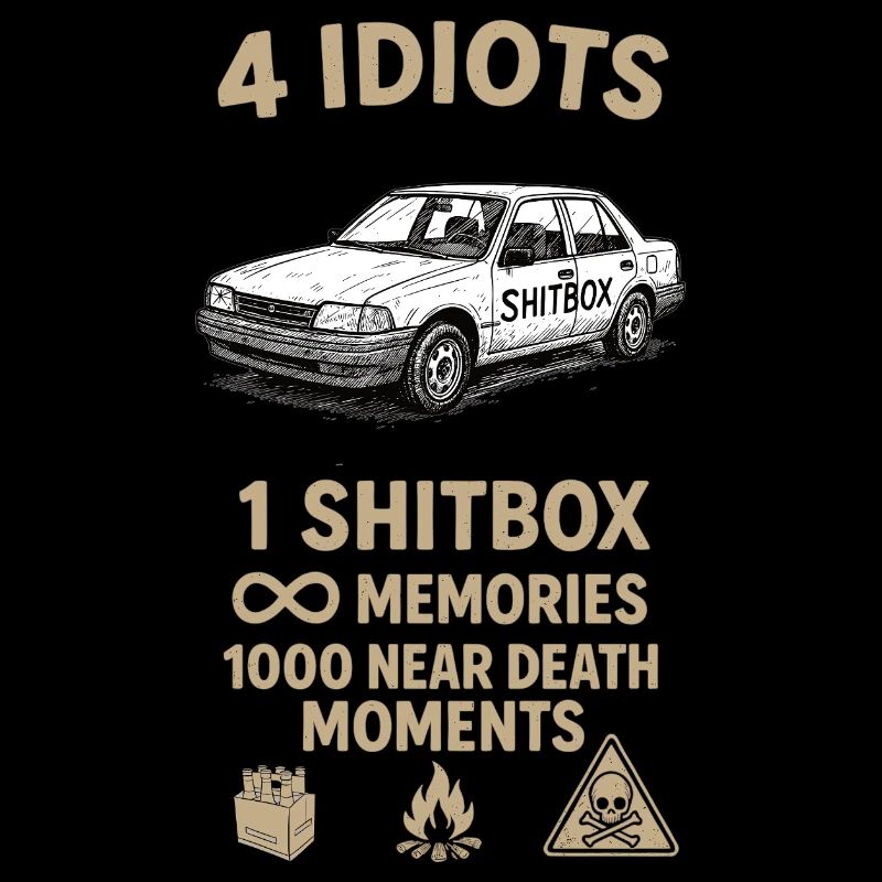 4 idiots 1car
