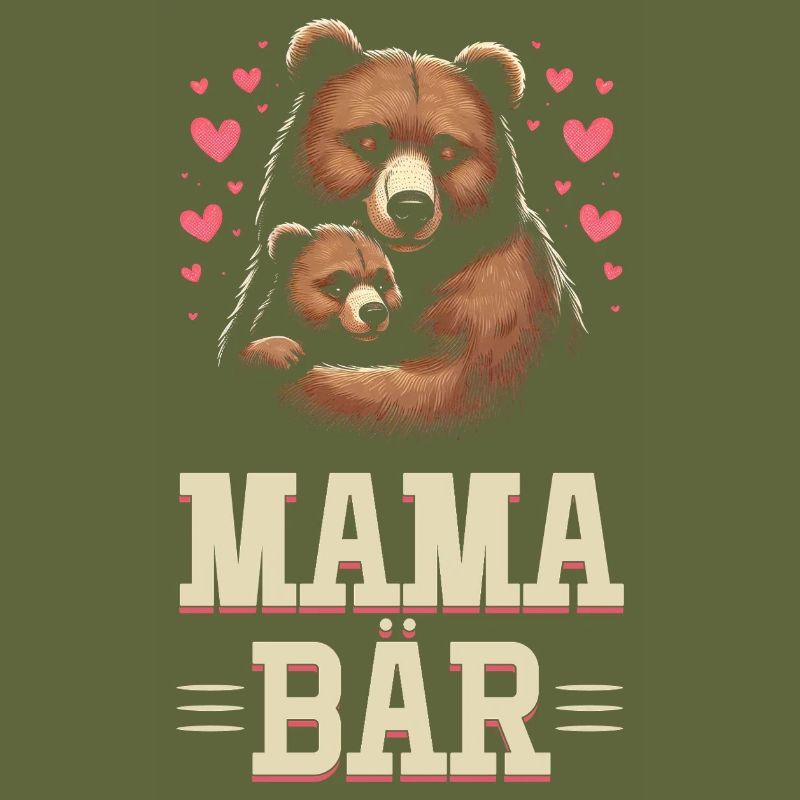 Mama Bär Muttertag Mutter Elternteil Mama Bear