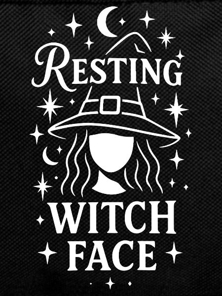 Resting Witch Face Halloween Costume Design
