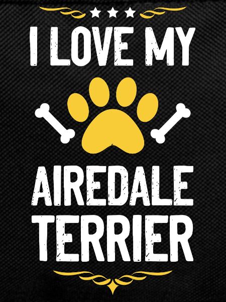Airedale Terrier Lover Motif