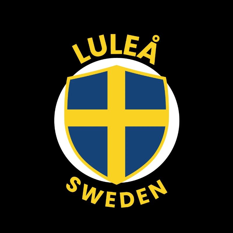 Bouclier de Luleå Drapeau suédois