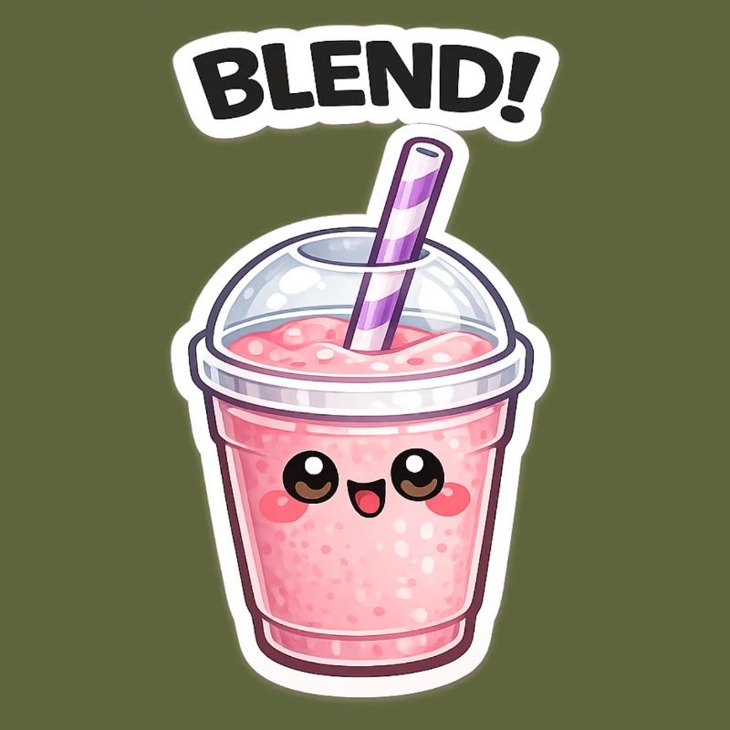 Kawaii Smoothie Becher BLEND