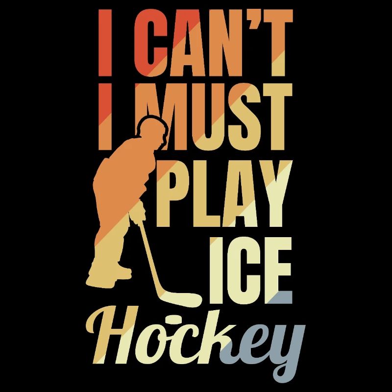 Ich kann nicht, muss Eishockey spielen