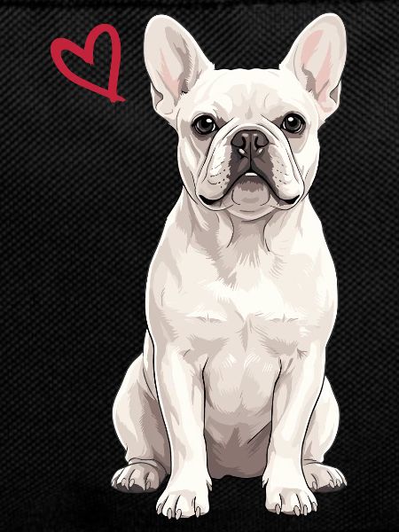 White French Bulldog, White Frenchie
