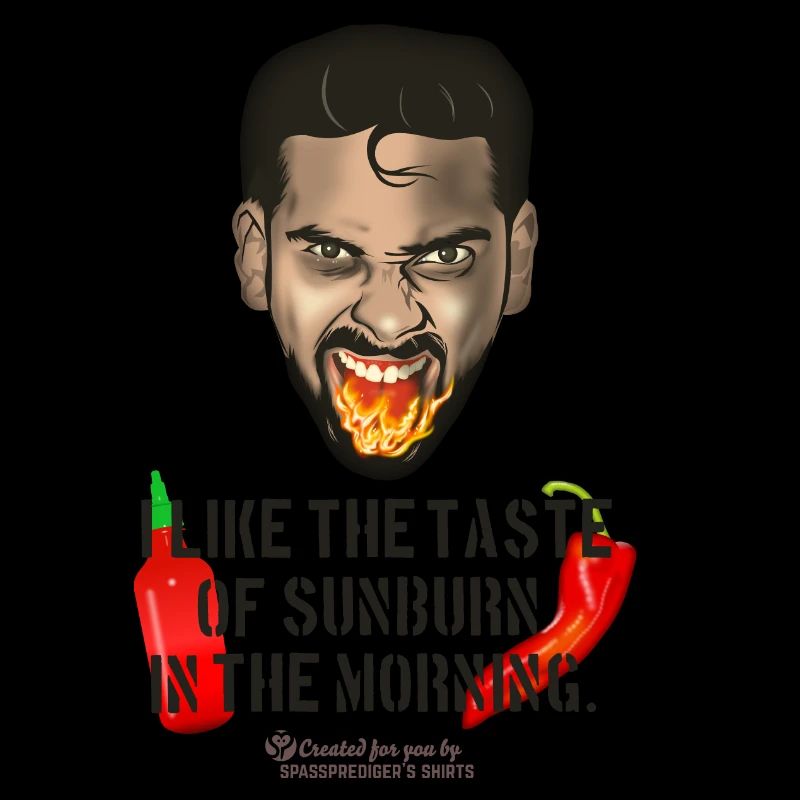 Chili saying sunburn