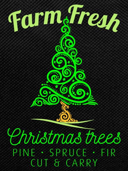 Farm Fresh! Christmas trees.