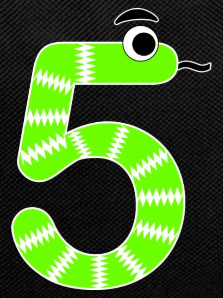 Number 5 Snake Kids