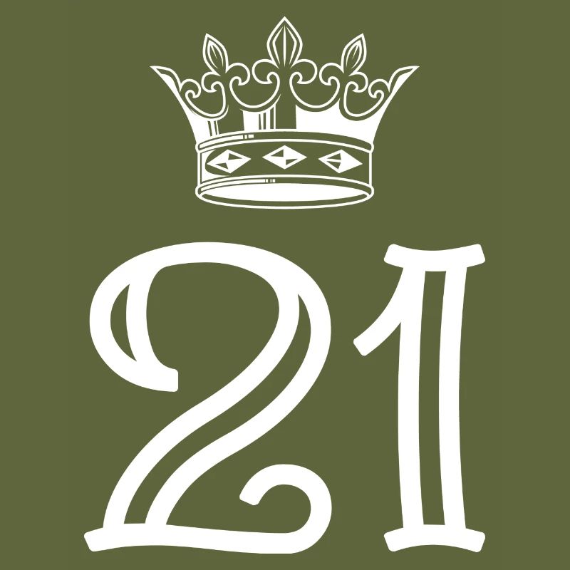 21 Number crown