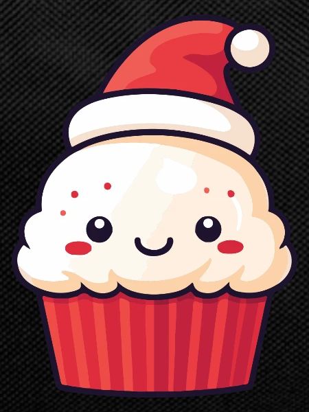 Cupcake Cake Baking Christmas