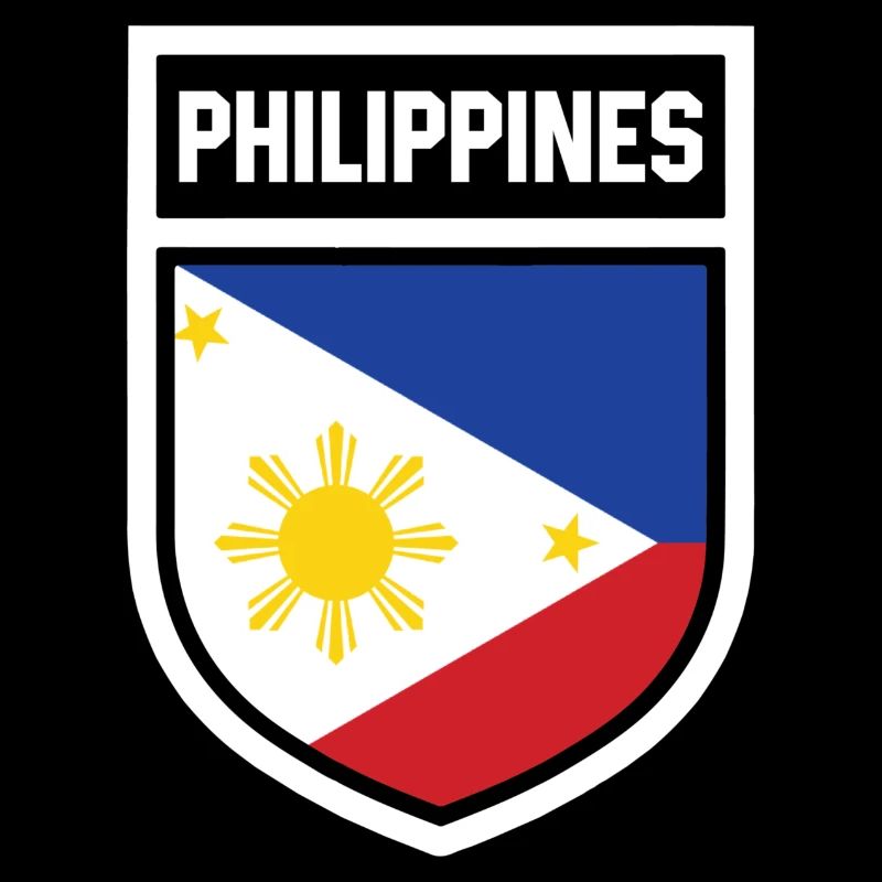 Philippines - Drapeau national dans les armoiries