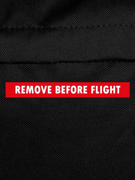 Remove before flight