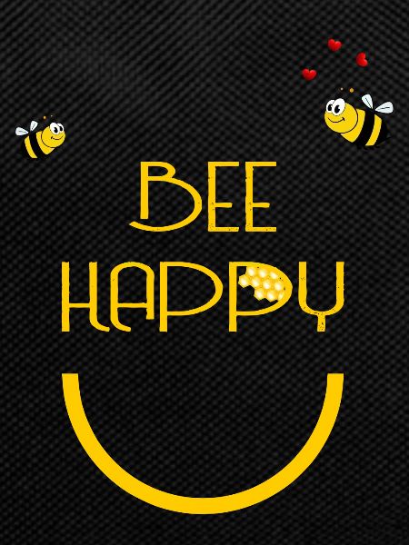 Bee Happy Bees yellow
