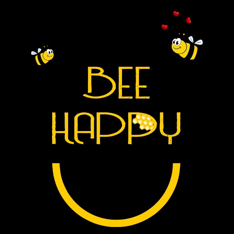 Bee Happy Bees yellow