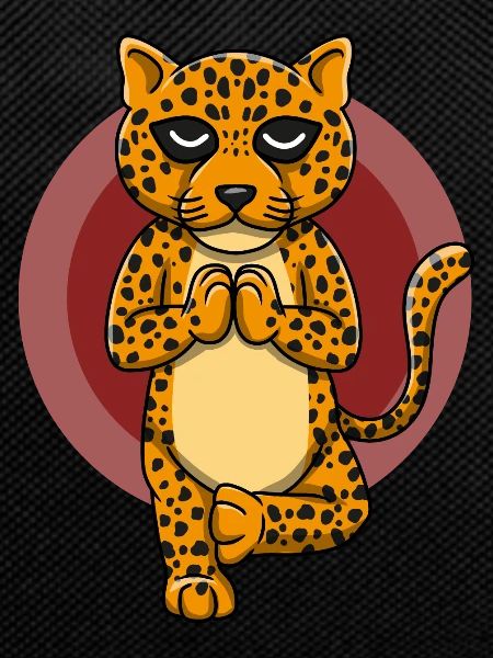 Yoga Leopard