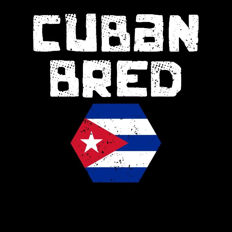 Cuban Bred Awesome Cuban Flag Pan Cubano For The