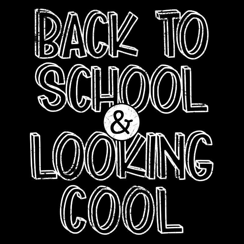 BACK TO SCHOOL COOL LEARNING SCHOOL DAY SAYING MOTIF