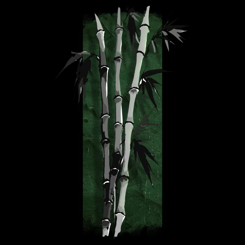 Zen Tranquility: Elegant Bamboo Grove