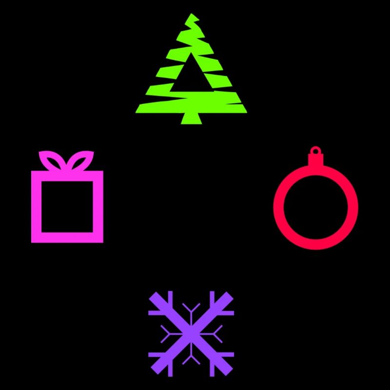 Gamer Console Buttons - Christmas Edition