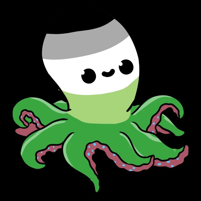 Aromantic Pride Octopus
