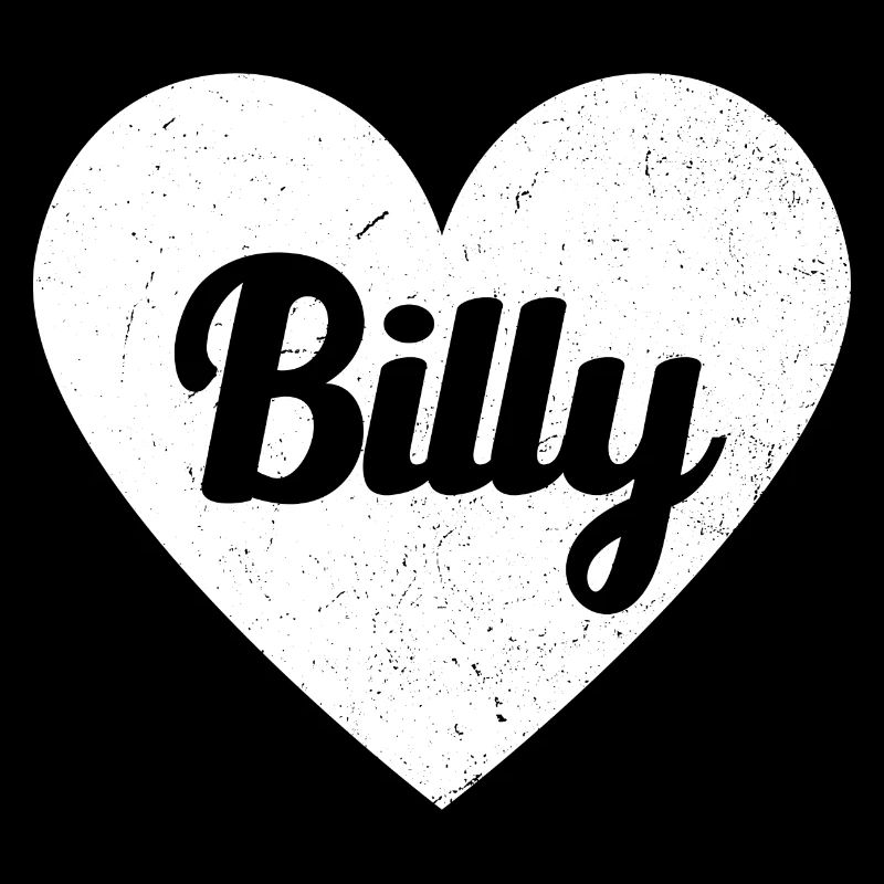 Billy Vorname Geschenkidee Herz Love Ich liebe