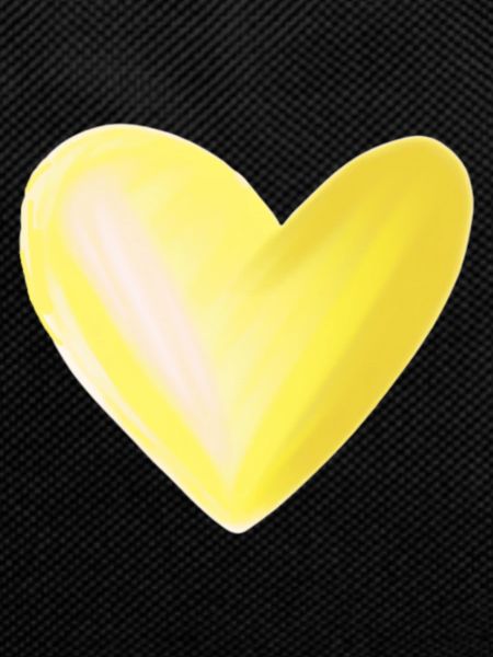 Heart yellow gift idea