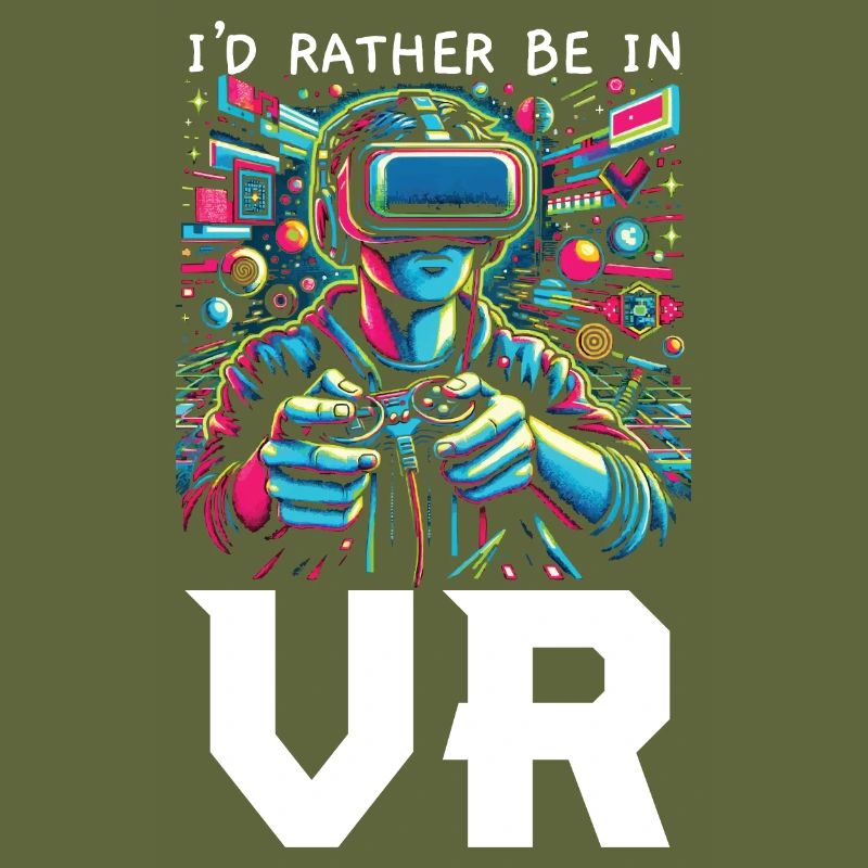vr gamer vr gaming video game player nerd