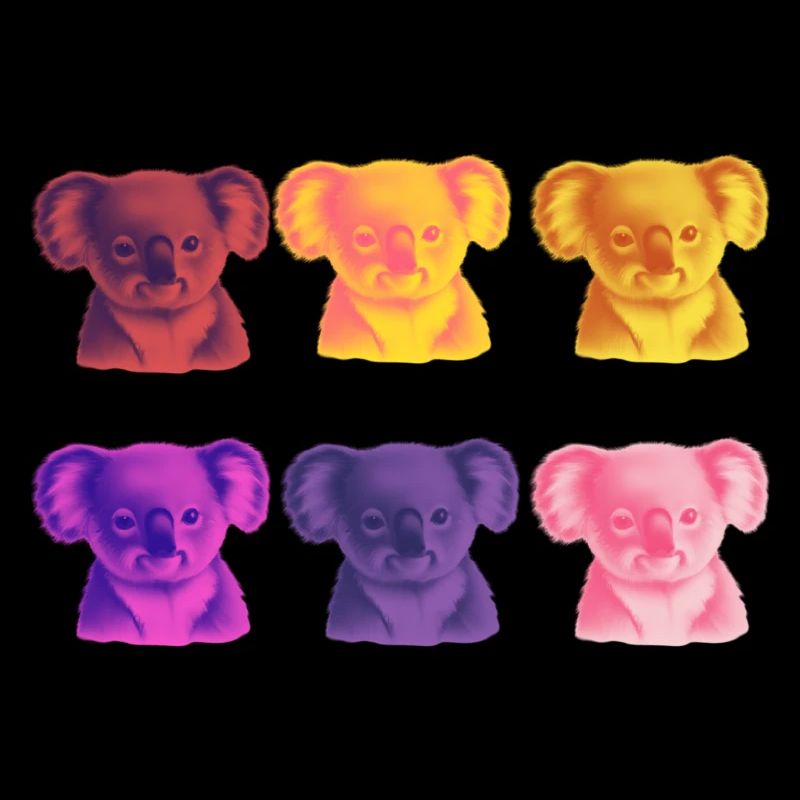 Koala Pop Art Geschenkidee süß niedlich