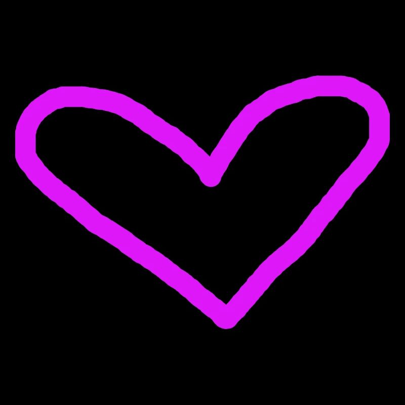 Pinkes Herz Geschenkidee Rosa Pink