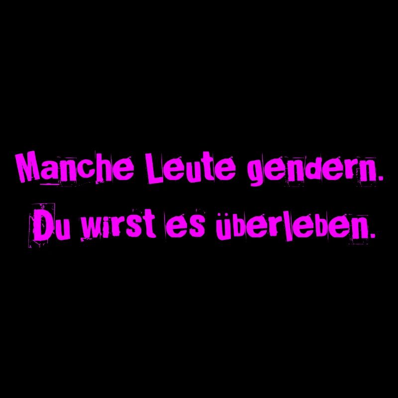 Gendern - lustige Geschenkidee witzig Genderstern