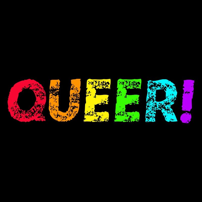 Queer! Geschenkidee Regenbogen LGBTQ+ Pride Month
