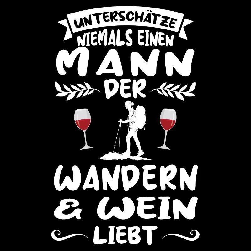 Wandern Wein Bergsteiger Geschenk