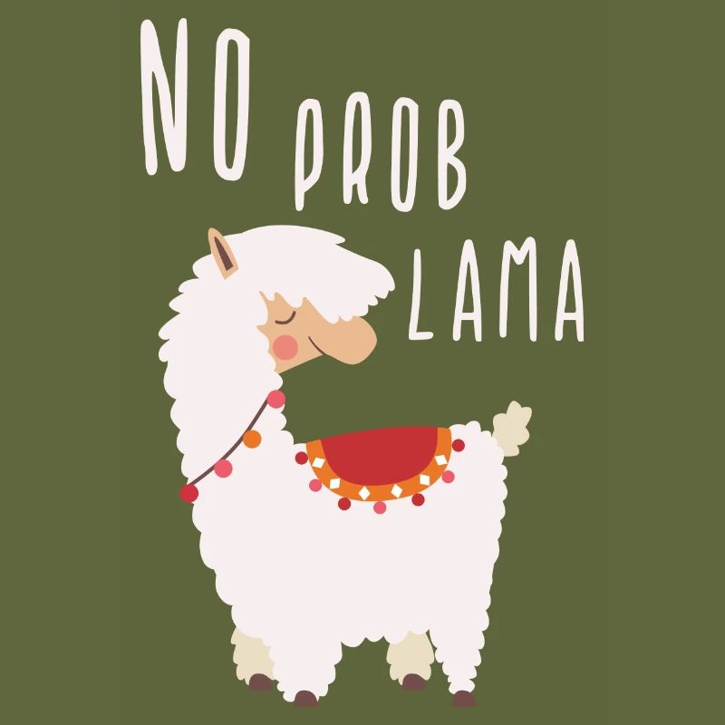 No Prob Lama, Lama, funny saying, gift