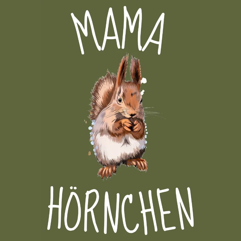 Mama Hörnchen Nagetier Muttertag Eichhörnchen