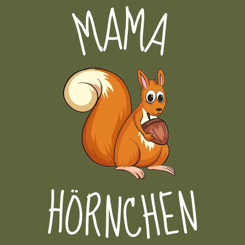 Wald Tier Mama Nuss Muttertag Eichhörnchen