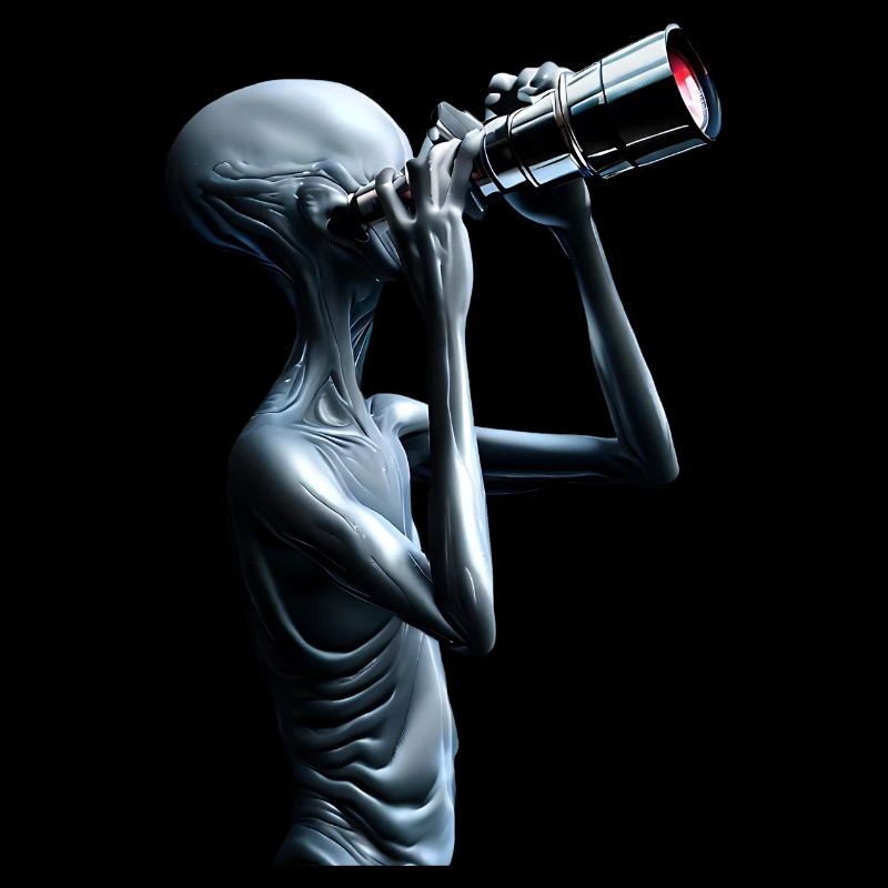 Der neugierige Alien
