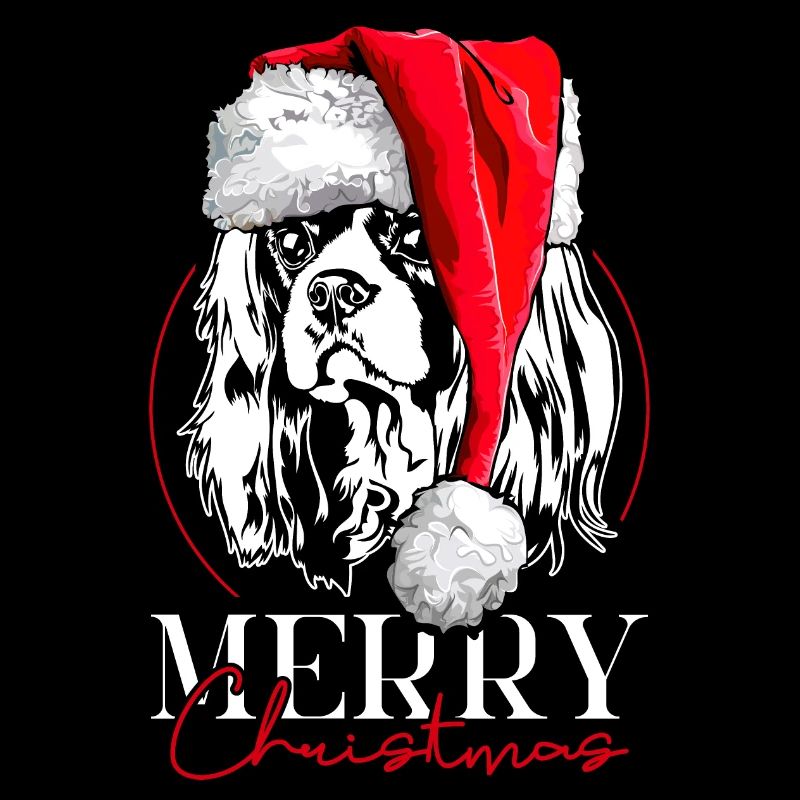 Père Noël Cavalier King Charles Spaniel