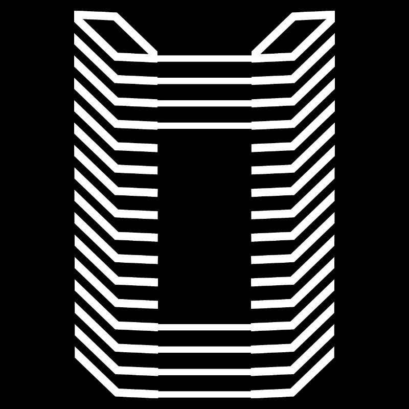 Unique Letter O Logo Design "Weiß"