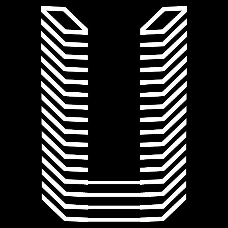 Unique Letter U Logo Design « Blanc »