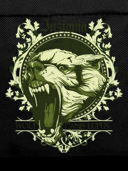 insignia wolf canis lupus