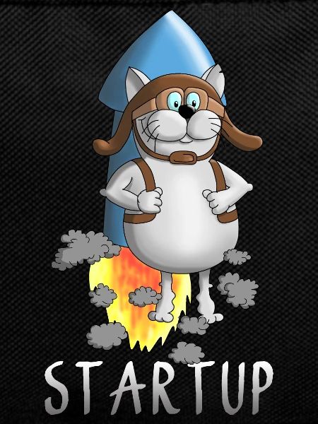 cool startup rocket