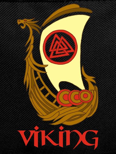 Viking symbol of a drakkar