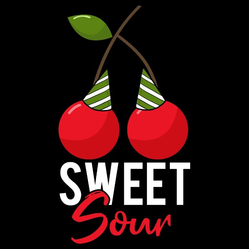 Sour cherries twin siblings design