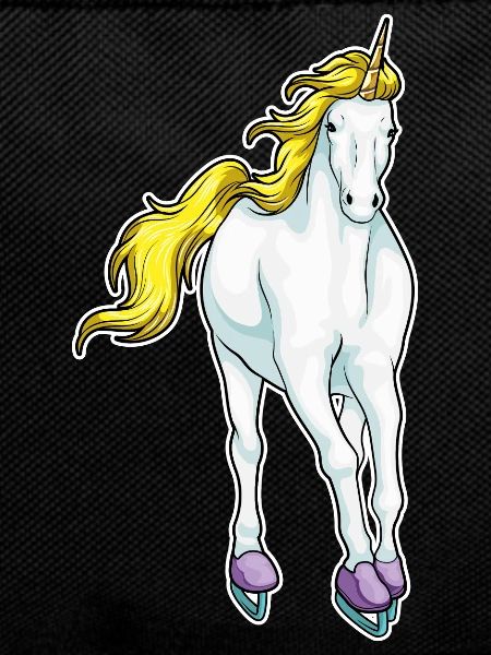 Einhorn Eislaufen Schlittschuhe