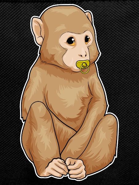 Affe Baby Schnuller