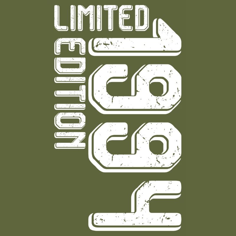 Limitierte Auflage fetter Typografie