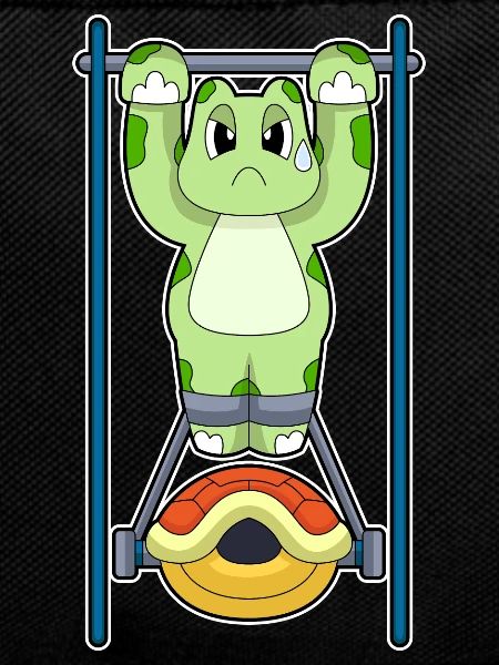 Turtle Bodybuilder Pull-ups Bodybuilding
