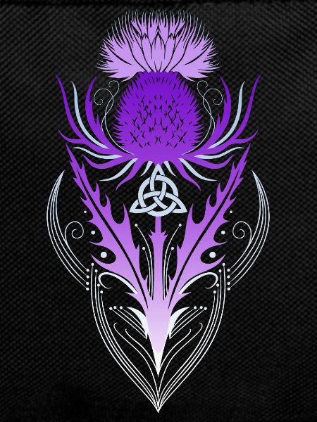 Distel mit Triquetra