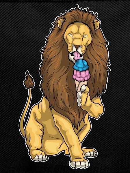 Lion Waffle Ice Cream